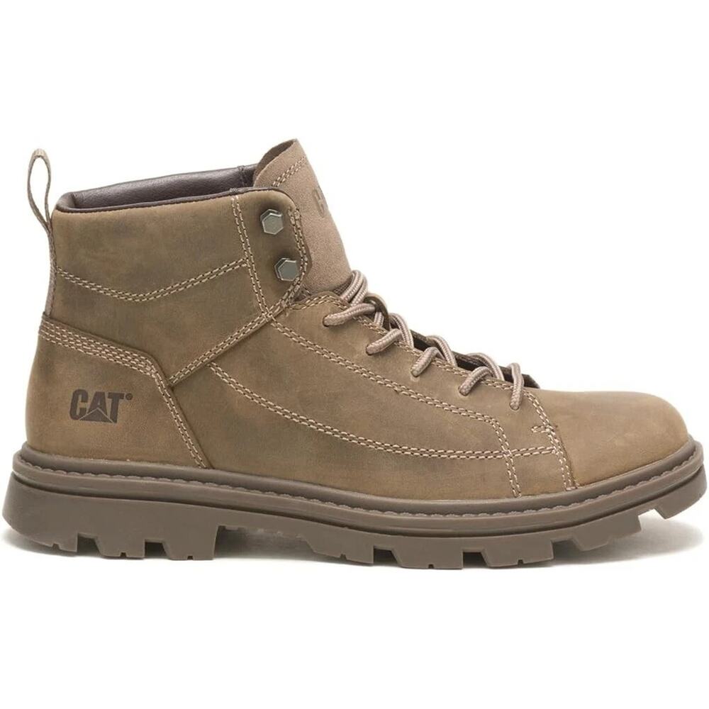 Caterpillar Men’s Modulate Fossil Work Boot Leather P725194 Durable Safety Boot